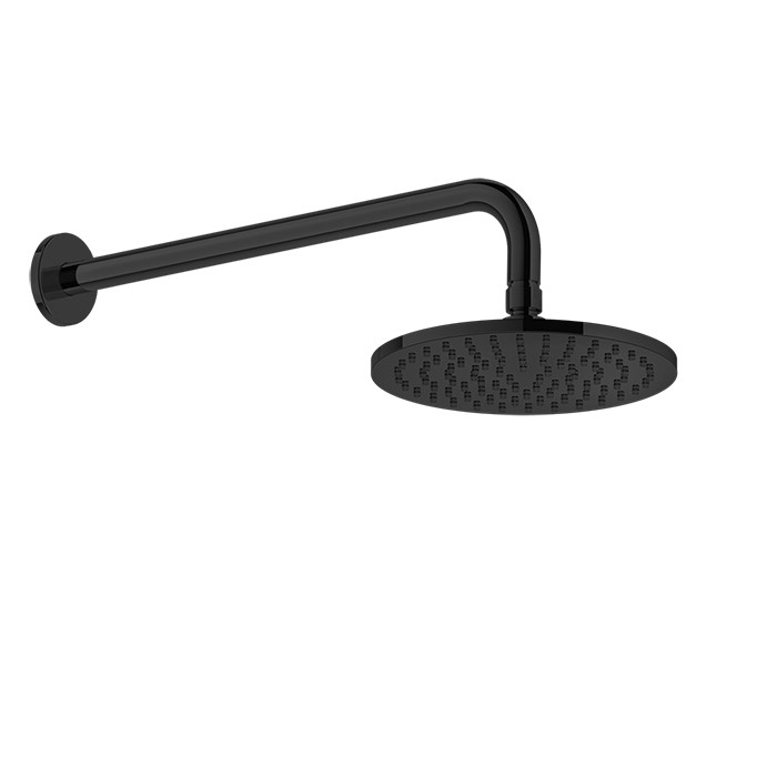 Верхний душ, подвесной, поворотная, с защитой от известкового налёта, Gessi Emporio shower, black xl арт. 47382#299