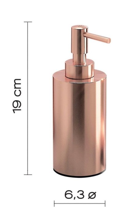 Настольный дозатор с пластиковой помпой Elettra Gedy, EE80(15) цвет: медь