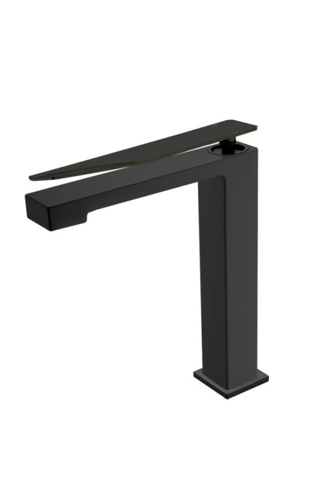 Смеситель для раковины, высокий, Blackblack.2, Boheme Q - 142-BB.2
