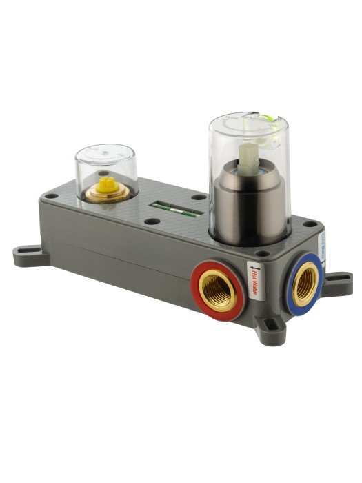 Смеситель для раковины встраиваемый, Wonzon & Woghand Tor, WW-88869073-BGM цвет: графит