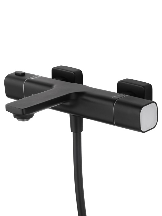 Смеситель для ванны с душем и термостатом, Wonzon & Woghand Solid, WW-C2011-A-MB цвет: черный