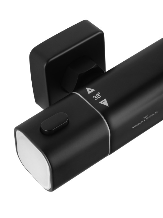 Смеситель для ванны с душем и термостатом, Wonzon & Woghand Solid, WW-C2011-A-MB цвет: черный