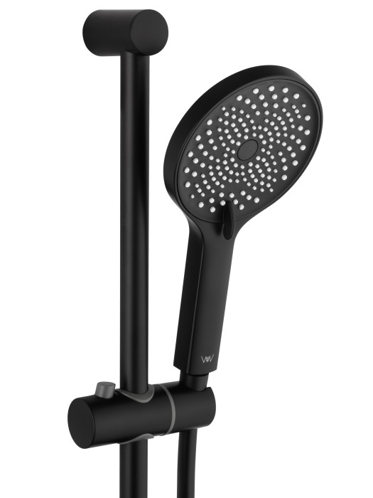 Смеситель для ванны с душем и термостатом, Wonzon & Woghand Solid, WW-C2011-A-MB цвет: черный