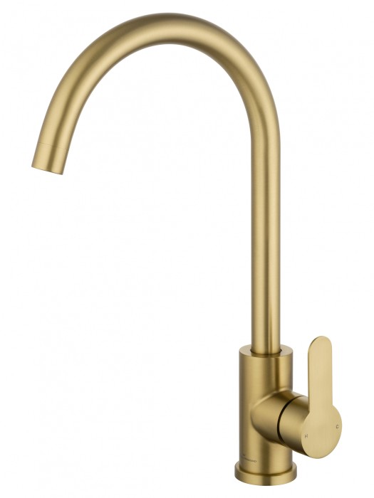 Смеситель для кухни, Wonzon &amp; Woghand, WW-AE4554-BG цвет: золото