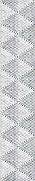 Бордюр grey ''geometry'' 31.5x6.2 AZORI Illusio арт. 584311003