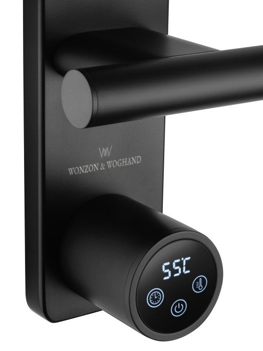 Полотенцесушитель электрический, Wonzon & Woghand Nurnberg, WW-AL344-MB цвет: черный