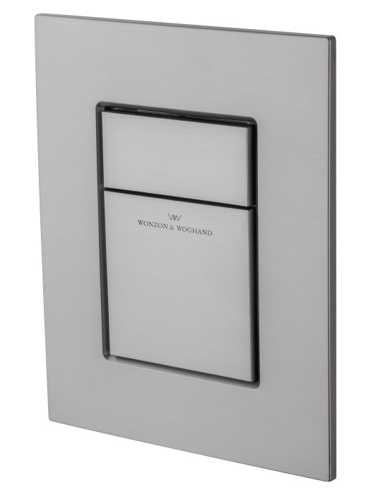 Кнопка смыва для инсталляции пневматическая, Wonzon & Woghand, WW-IB256-BGM цвет: графит