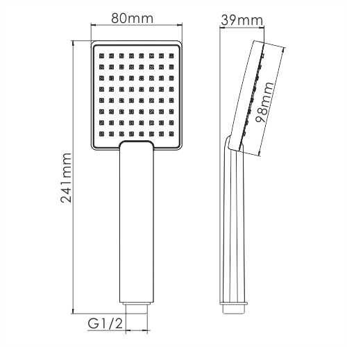 Лейка 1-функциональная WasserKRAFT арт. A141