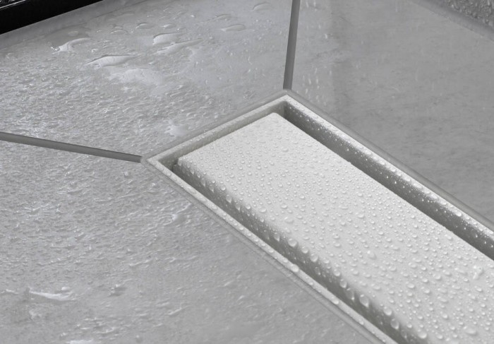 Внешняя часть трапа для душа Match, 90см, с регулировкой по высоте RainDrain Match Hansgrohe, белый арт. 56040700