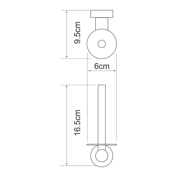 Держатель туалетной бумаги WasserKRAFT Donau К-9400 арт. K-9497