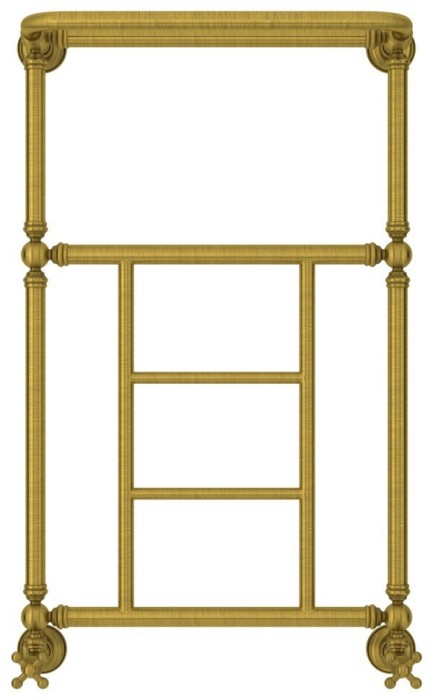 Сунержа Водяной полотенцесушитель 860x500, Ренессанс, 051-0282-8650 цвет: состаренная латунь