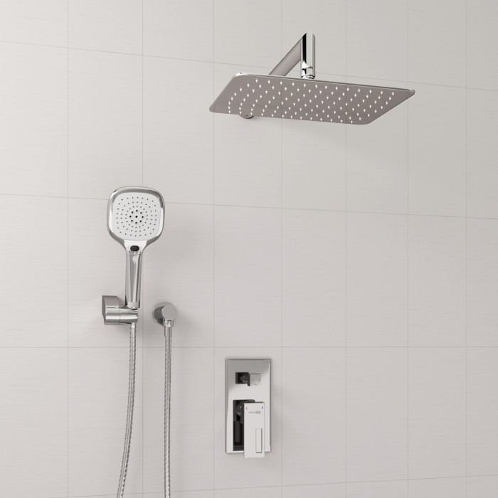 Встраиваемый комплект для душа с верхней душевой насадкой и лейкой Alme 1500 WasserKRAFT арт. A16069