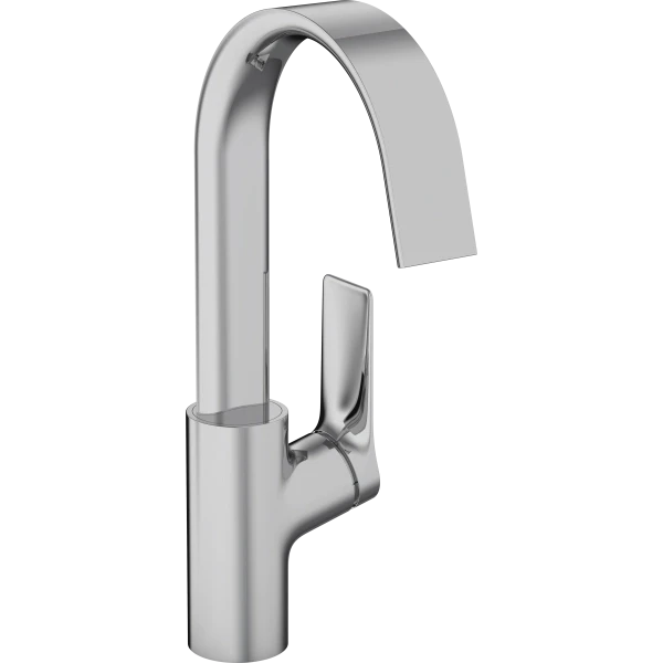 Смеситель для раковины с поворотным изливом со сливным гарнитуром, Hansgrohe Vivenis, хром арт. 75030000
