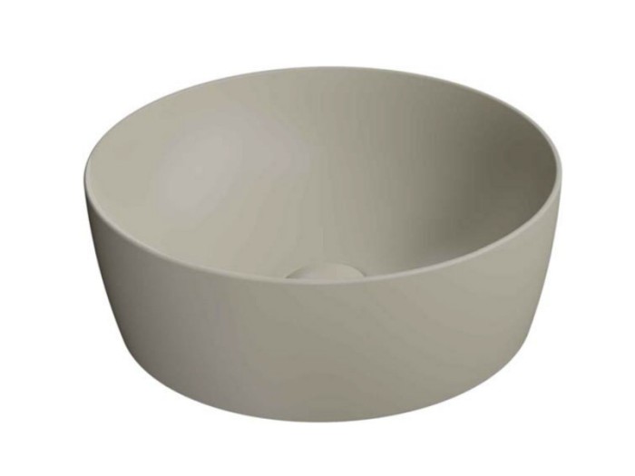 Раковина накладная 40х40х14 см, цвет creta matte, санфаянс, Color-elements GSI арт. 903908