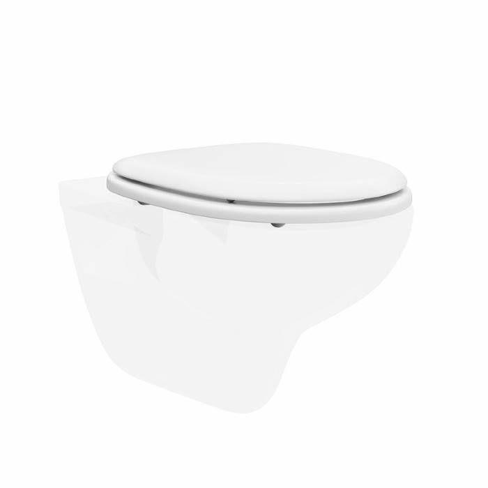 Сиденье для унитаза, без микролифта, Pro Kerama Marazzi, белый - XPRO.R.seat.02\WHT