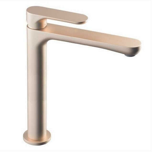 Однорычажный смеситель для раковины высокий без донного клапана, Ole Kerama Marazzi, золото - 69415KM.M0.071