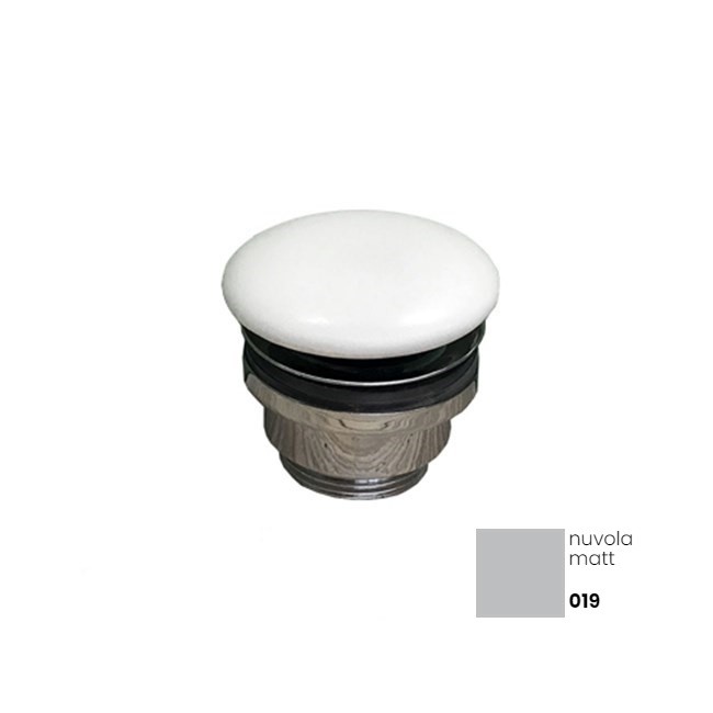 Донный клапан универсальный 1”1/4 дымчатый матовый, GSG Ceramic Design, PILTONUNIAR019