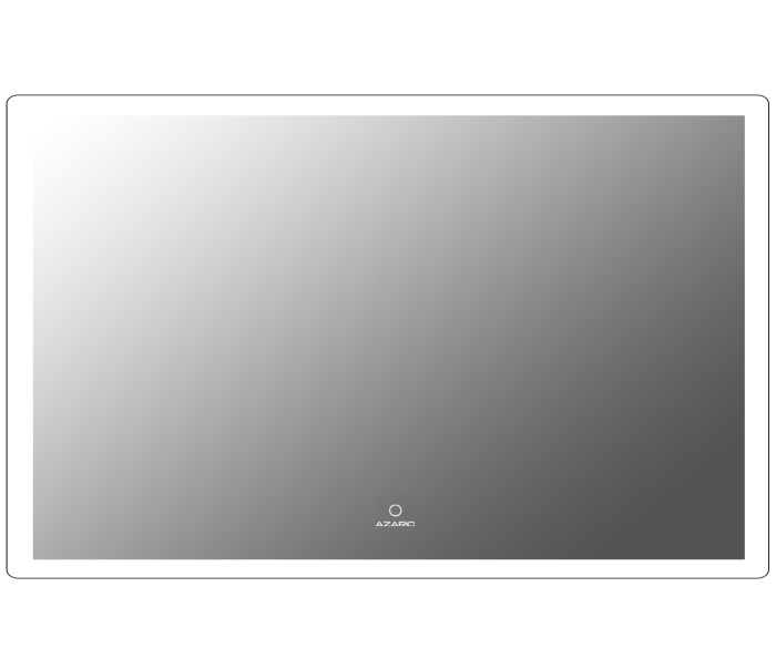 Зеркало 1000х700 сенсорный выключатель с функцией диммера, подогрев, Azario Ника - AZ-Z-062WHCS