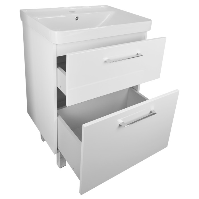 Тумба 60 Н 620х470х850 напольная, с раковиной Monte 60, Azario Ника - CS00082788