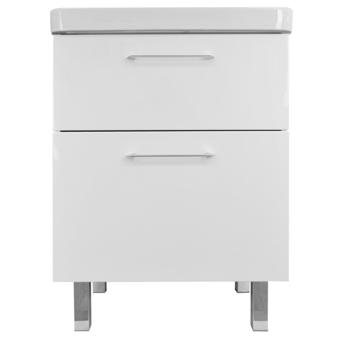 Тумба 60 Н 620х470х850 напольная, с раковиной Monte 60, Azario Ника - CS00082788