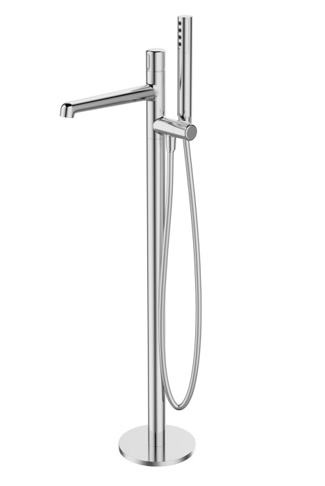 Напольный смеситель BelBagno, глянцевый хром, UNO, однорычажный арт. UNO-FMT-CRM