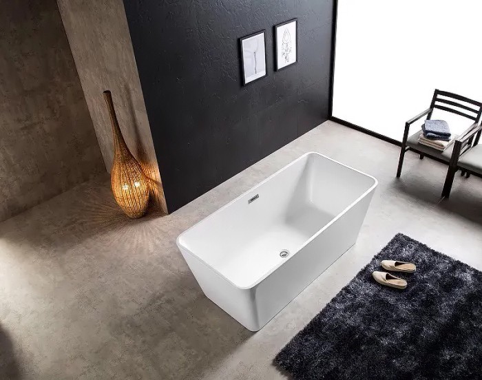 Акриловая ванна 1690х800х580, свободностоящая, Azario Lincoln арт. LIN17080