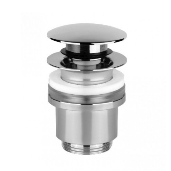 Автоматический донный клапан “Stop&Go” для раковины c переливом, Gessi, 01408#031 цвет: хром