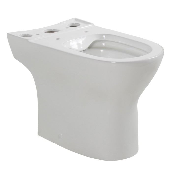 Чаша унитаза безободкового, P-trap, BelBagno, глянцевый белый, Lounge арт. BB045CPR