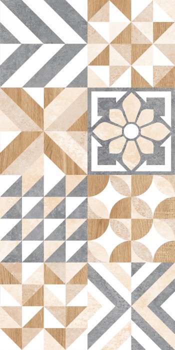 Плитка globaltile gt бел. пэчворк 25x50 GLOBAL TILE Marmaris арт. GT129VG
