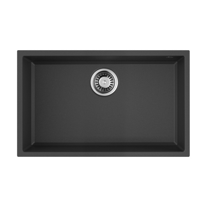 Кухонная мойка Omoikiri Tedori 66-U-BL Tetogranit, цвет черный арт. 4993972