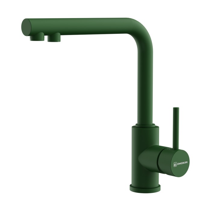 Смеситель для кухни Omoikiri Nakagawa 2 Plus-RG латунь, цвет royal green арт. 4994443