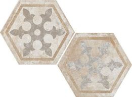 Плитка exagona deco texture 1 nat.matt. (п.п.) 34.5x40 FIORANESE Heritage арт. HET1EX