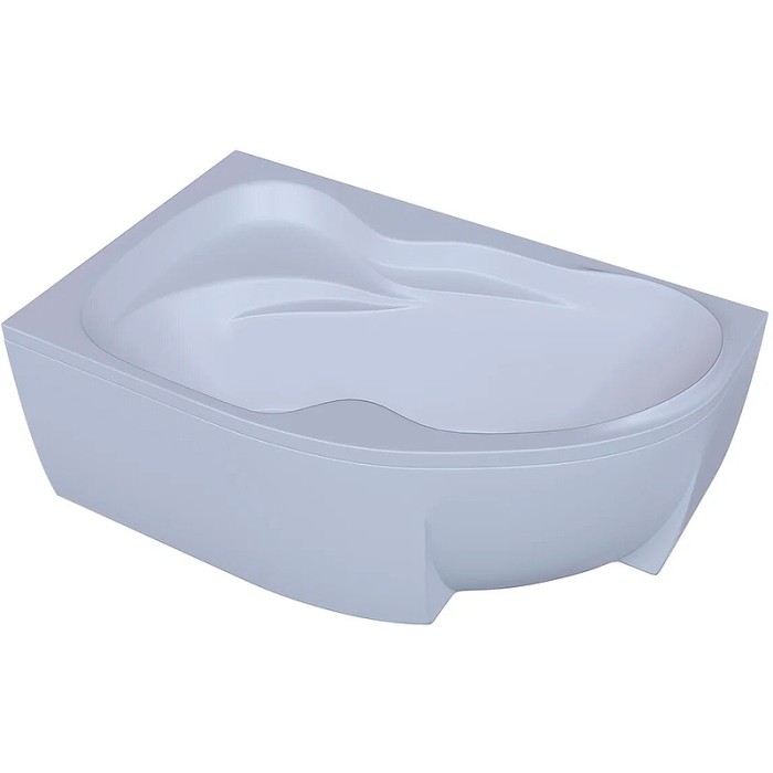 Ванна 170 лев. с фронтальным экраном (вклеенный каркас) Aquatek Вега арт. VEG170-0000066