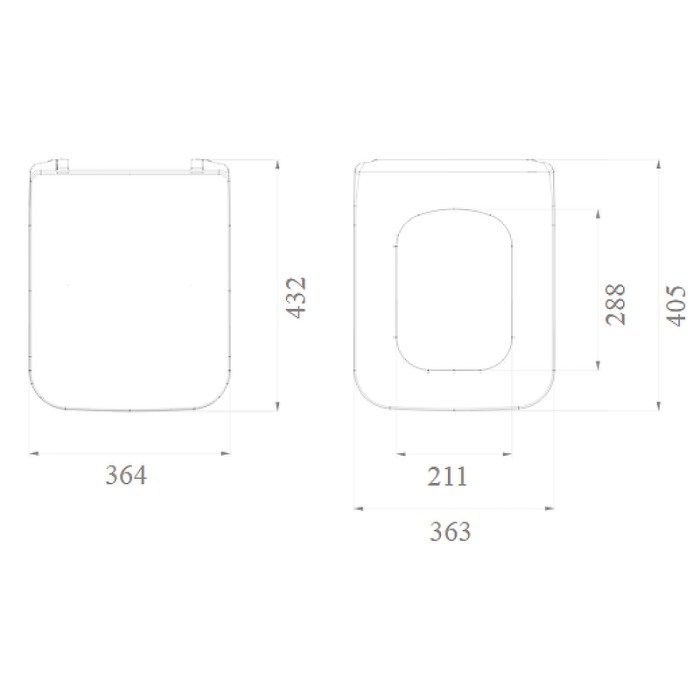 Крышка массив для подвесного унитаза микролифт chrome, Boheme Vogue - 947-CR