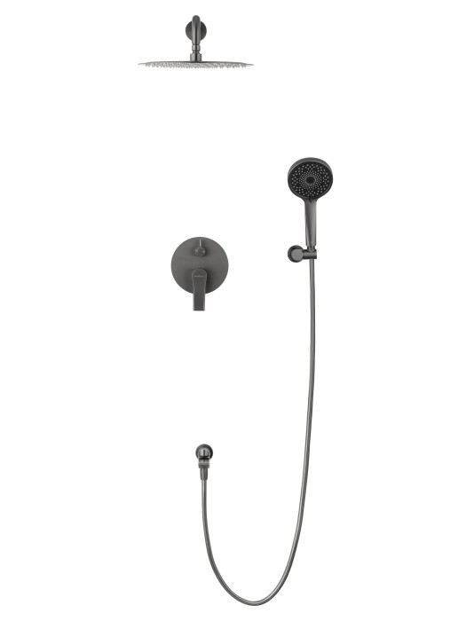 Душевая система встраиваемая, Wonzon & Woghand Brilliant, WW-88939079-BGM цвет: графит