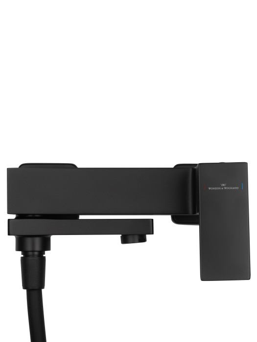 Смеситель для ванны с душем, Wonzon & Woghand Cube, WW-88639016-MB цвет: черный