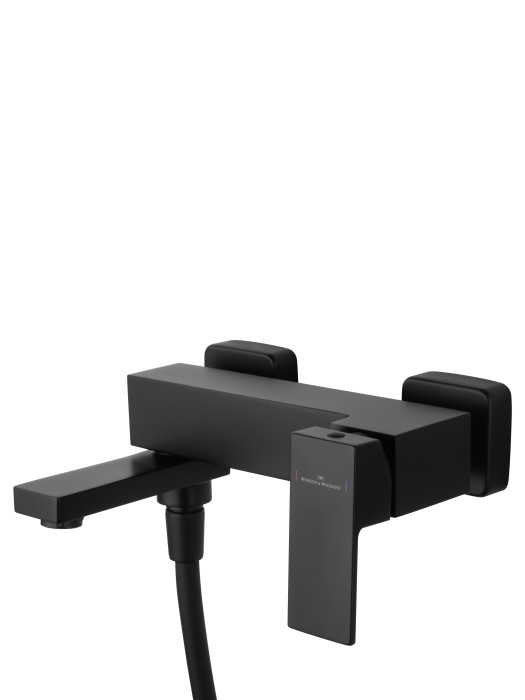 Смеситель для ванны с душем, Wonzon & Woghand Cube, WW-88639016-MB цвет: черный