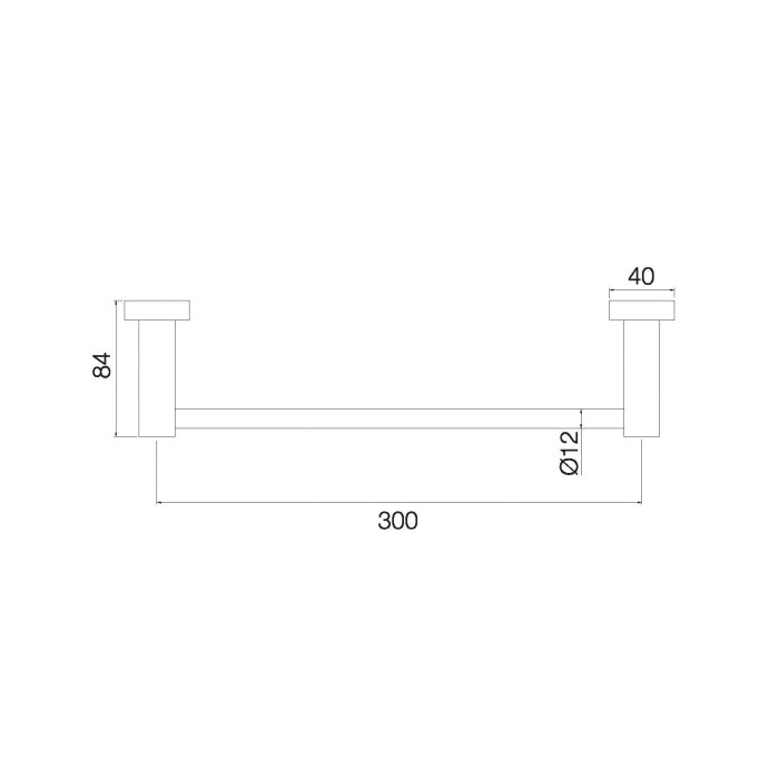Fima Carlo Frattini Полотенцедержатель 30см., Rotola, F6000/30CS цвет: черный