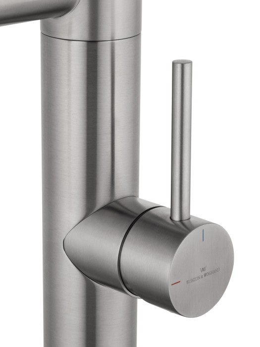 Смеситель для кухни с гибким изливом и подключением фильтра, Wonzon & Woghand, WW-88458007-BN цвет: никель