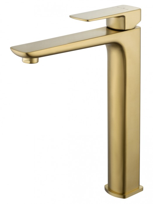 Смеситель для раковины высокий, Wonzon &amp; Woghand Edge, WW-88239003-BG цвет: золото
