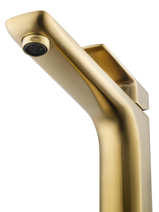 Смеситель для раковины высокий, Wonzon & Woghand Edge, WW-88239003-BG цвет: золото
