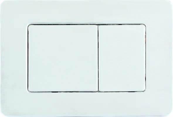 Кнопка для инсталляции, нерж.Сталь matt white, Boheme - 650-MW