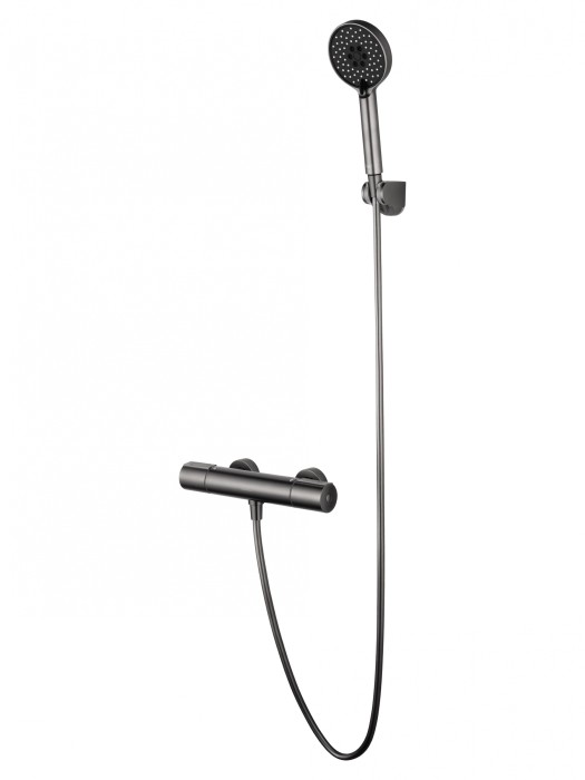 Смеситель для душа с термостатом, Wonzon &amp; Woghand Inn, WW-A2006-A-BGG цвет: графит