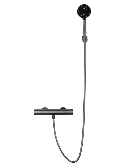 Смеситель для душа с термостатом, Wonzon & Woghand Inn, WW-A2006-A-BGG цвет: графит