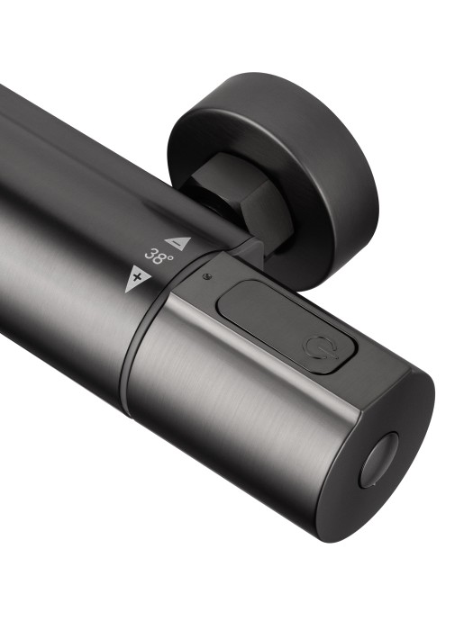 Смеситель для душа с термостатом, Wonzon & Woghand Inn, WW-A2006-A-BGG цвет: графит