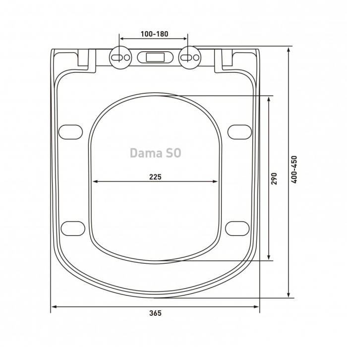 Сиденье для унитаза Berges Dama SO  арт. 017203
