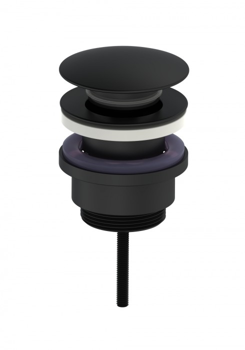 Донный клапан для раковины 1 1/4, Wonzon &amp; Woghand, WW-88SS07-MB цвет: черный