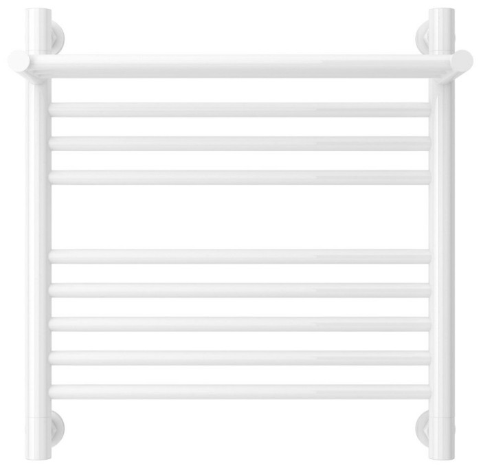 Сунержа Водяной полотенцесушитель 500x500, Богема+ с 1 полкой, 12-0223-5050 цвет: белый