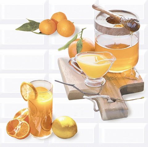 Панно vogue citrus 1 40,5х40,2 AZORI Вог арт. 583012023