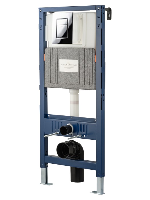 Кнопка смыва для инсталляции пневматическая, Wonzon & Woghand, WW-IB256-CR цвет: хром